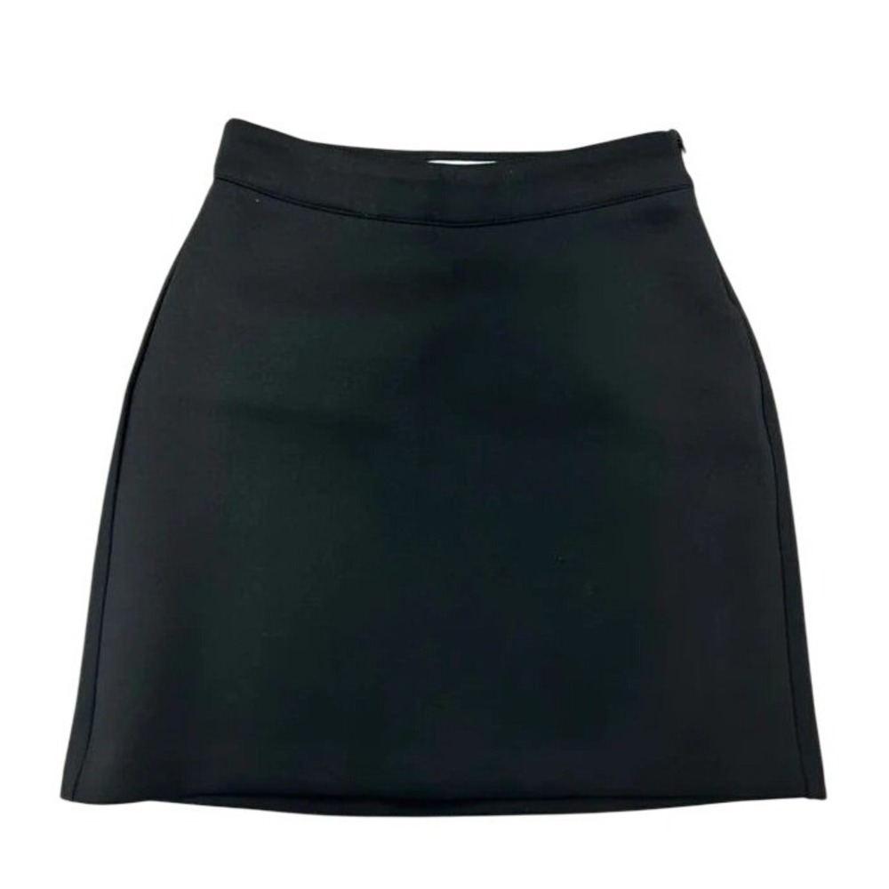 Good American Classic‎ Mini Skirt Women S Black NWT High Waist Tailored